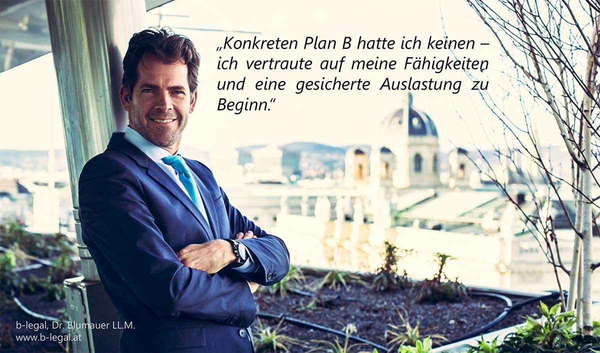 Titelbild: Startup Dr. Georg Blumauer