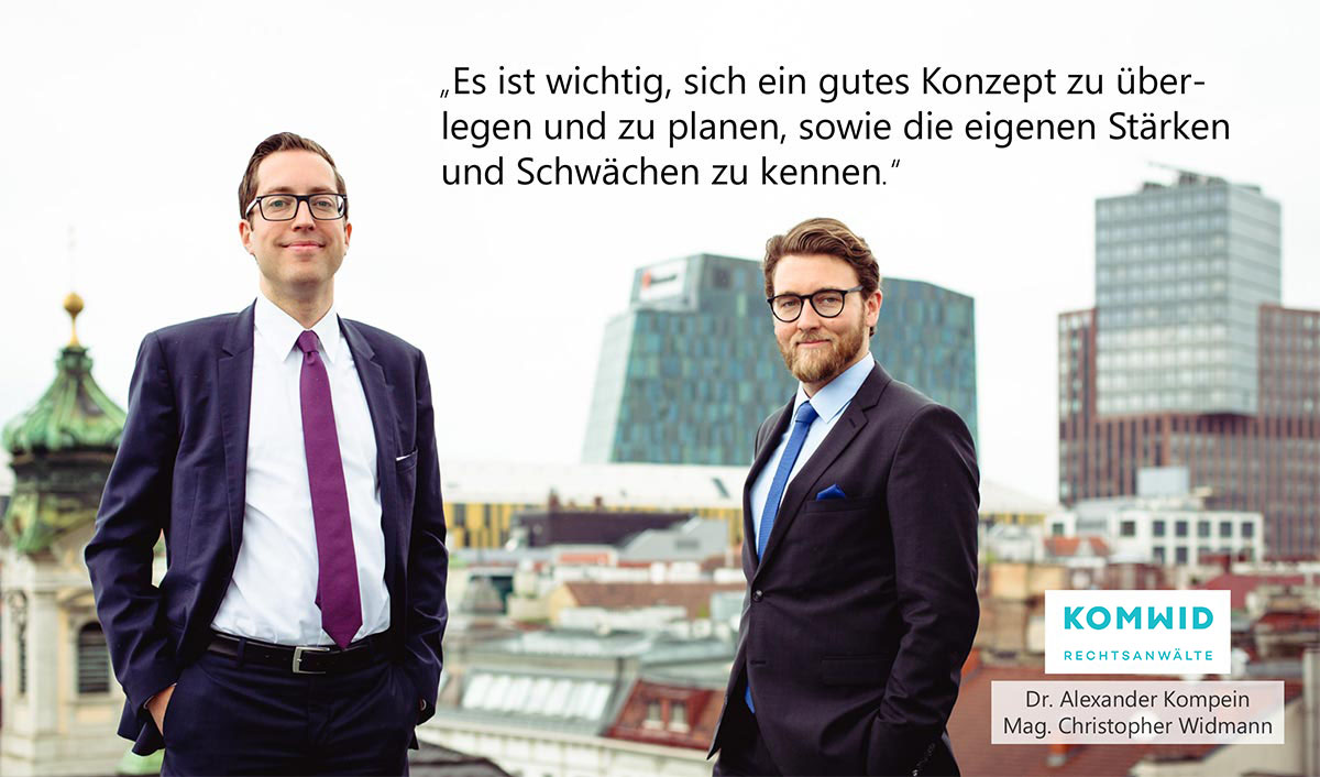 Titelbild: Startup KOMWID Rechtsanwälte